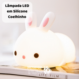 Lâmpada LED em Silicone Modelo Coelhinho