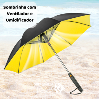 Sombrinha com Ventilador e Umidificador